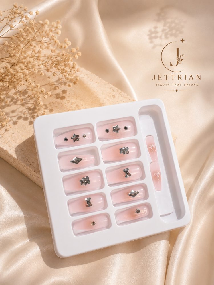 Stardust Blush Press-On Nails